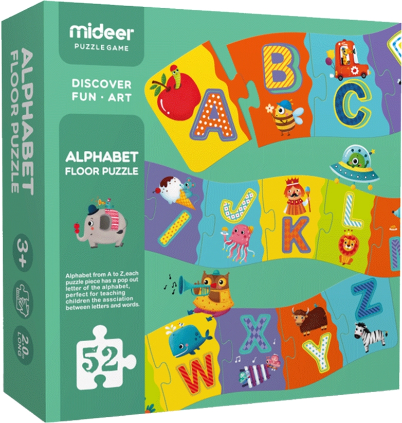 

Пазл-игра MiDeer Алфавит 52 элемента (MD3019)