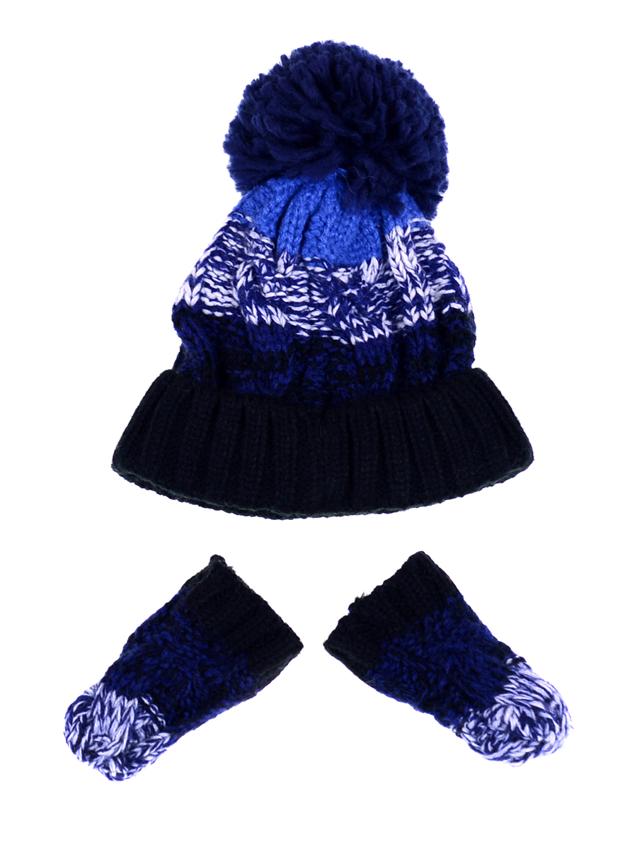 

Шапка+варежки Primark 6-12 Синий 5002166