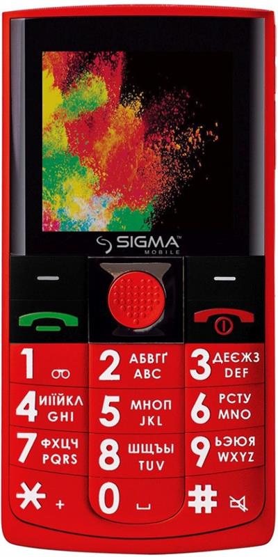 

Мобильный телефон Sigma mobile Comfort 50 Solo Dual Sim Red