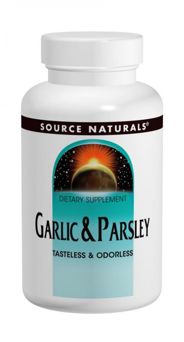 

Витамины Source Naturals Garlic & Parsley 250 caps Чеснок & Петрушка