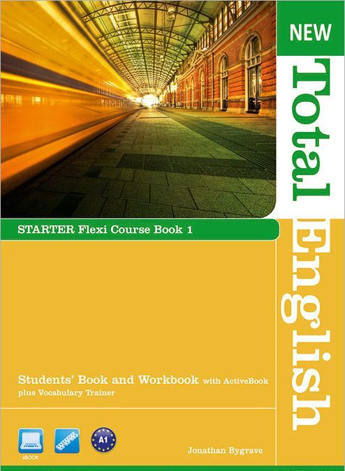 

New Total English: Starter: Flexi Course Book 1: Students` Book and Workbook with ActiveBook plus Vocabulary Trainer (+ DVD-ROM)