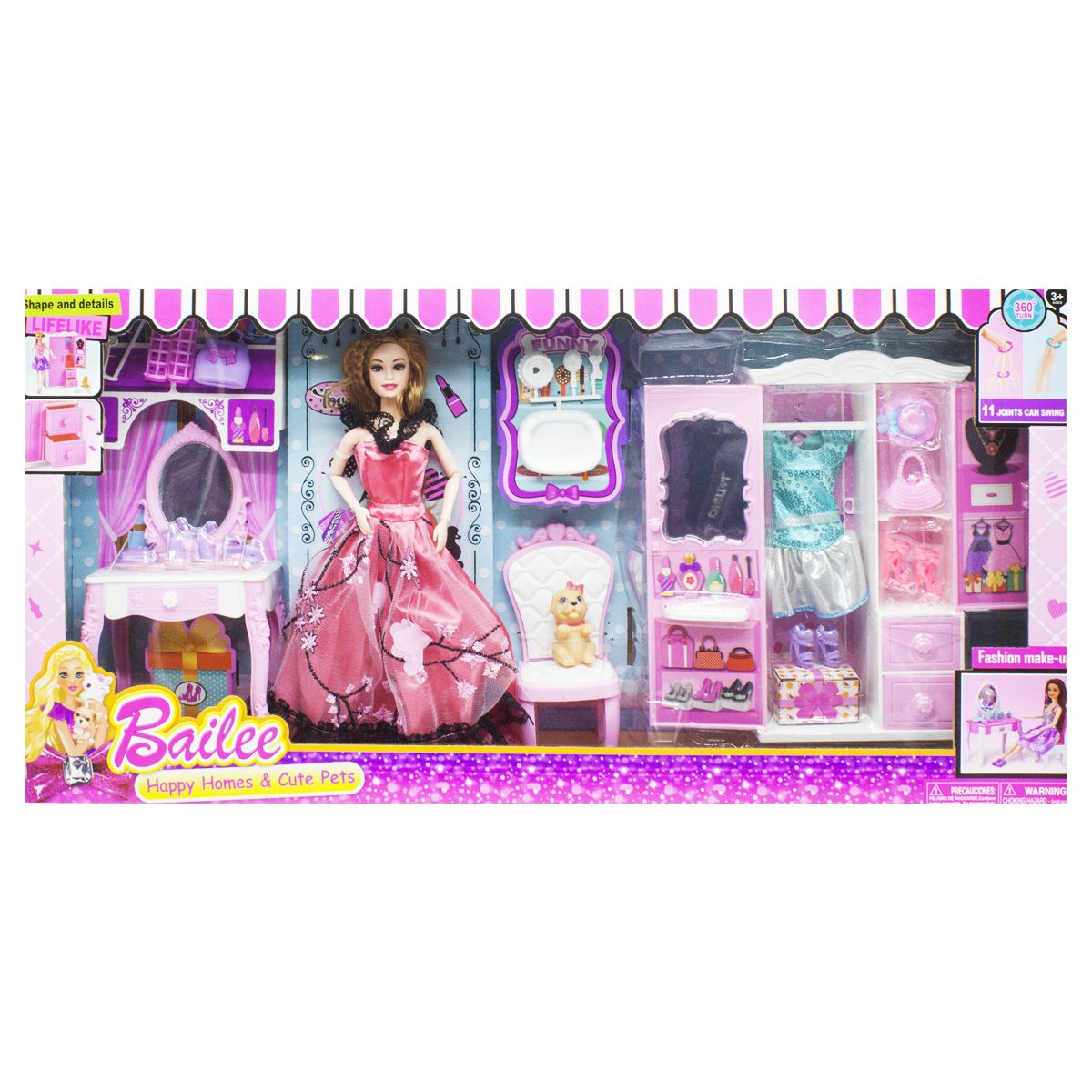 

Кукла Bailee Happy Homes вид 2 MiC (2718) (154479)
