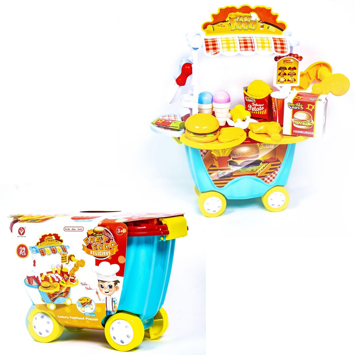 

Игровой набор Тележка-кухня Фаст Фуд MiC (922-93) (154179)