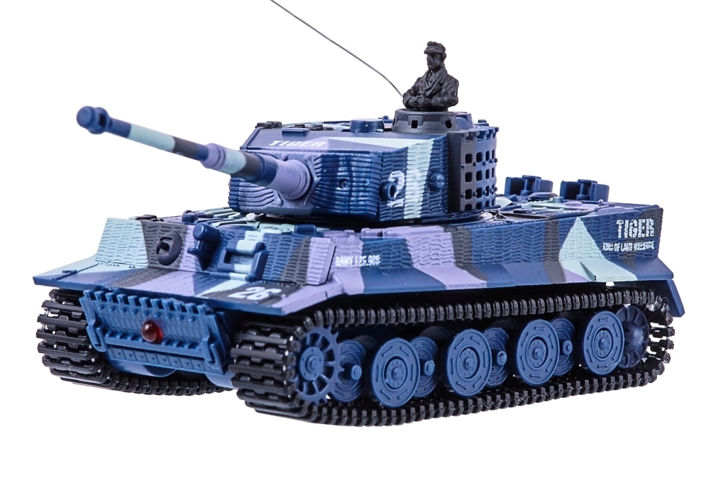 

Танк микро р/у 1:72 Tiger со звуком (хаки синий)