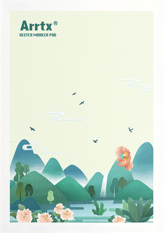 

Скетчбук для маркеров Arrtx A4 30 листов (LC302284)
