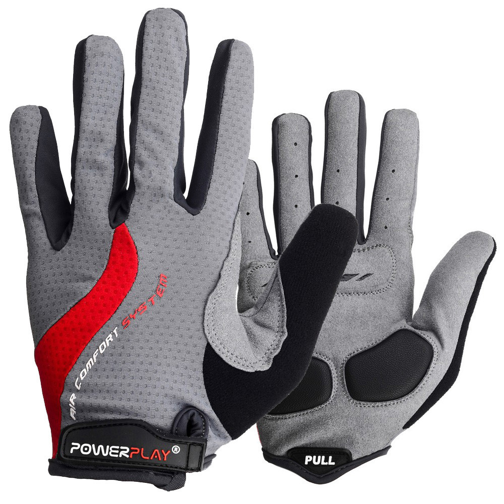 

Велорукавички 6554 B Сіро-червоні S R144289