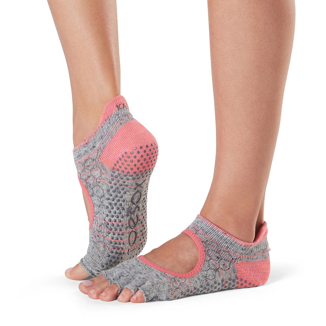 

Носки для йоги ToeSox Half Toe Bellarina Grip Maniac S (36-38.5)