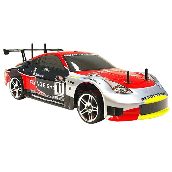 

Автомобиль Himoto Nissan 350Z 1:10 RTR 360 мм 4WD 2,4 ГГц (HI4123N)