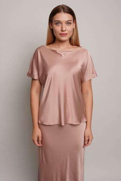 

Блуза NADEZDINA ELLA 44 пудровая 8520272-44