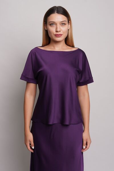 

Блуза NADEZDINA ELLA 48 фиолетовая 8520267-48