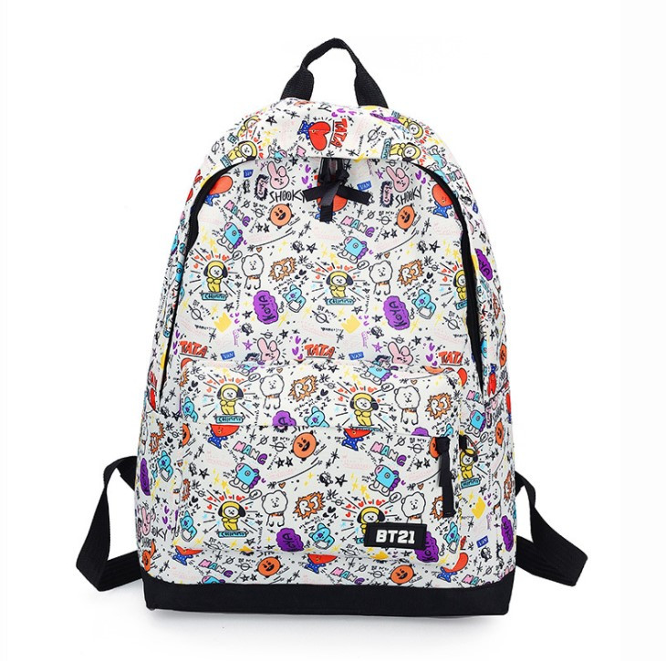 

Рюкзак Jsstore BTS с мимишным рисунком Белый