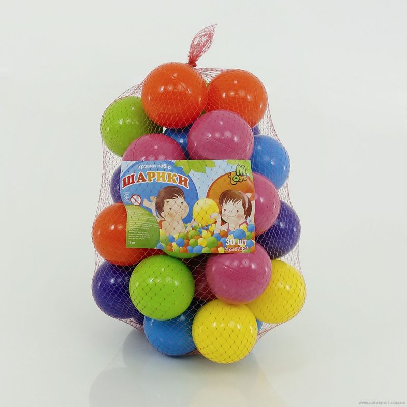 

Шарики 70 мм - мягкие в сетке 50 шт. 16210 8 M-TOYS - 181984