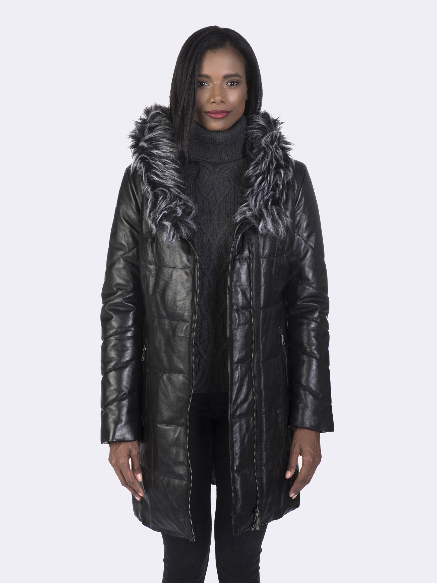 

Куртка из натуральной кожи Giorgio di Mare Черная 2XL