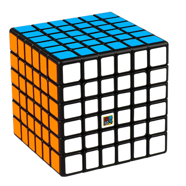 

Кубик 6×6 MoYu Mofang Jiaoshi MF6, чорний, в коробці