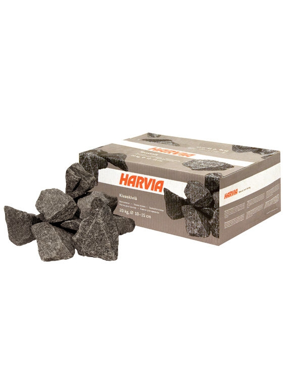 

Камни для бани и сауны HARVIA 10-15 см 20 кг (габбро-диабаз)