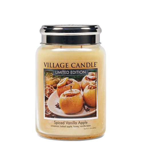 

Свеча Village Candle Village Candle Пряное Яблоко с Ванилью 602г (время горения до 170 часов)