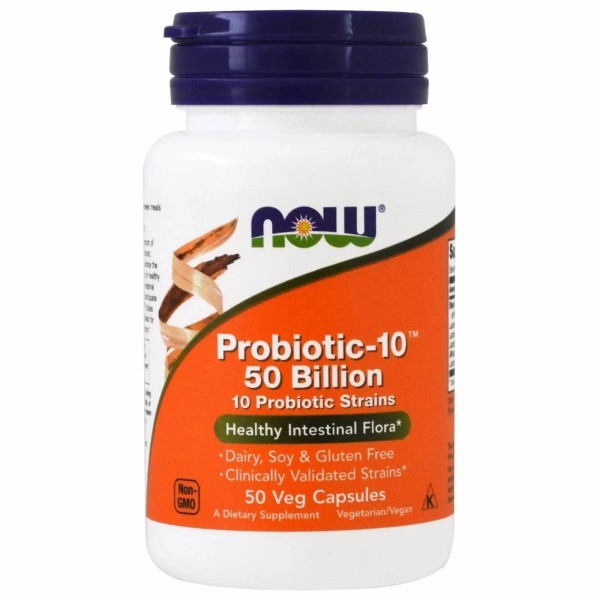 

Витамины Now Foods Probiotic-10 50 Billion 50 капсул