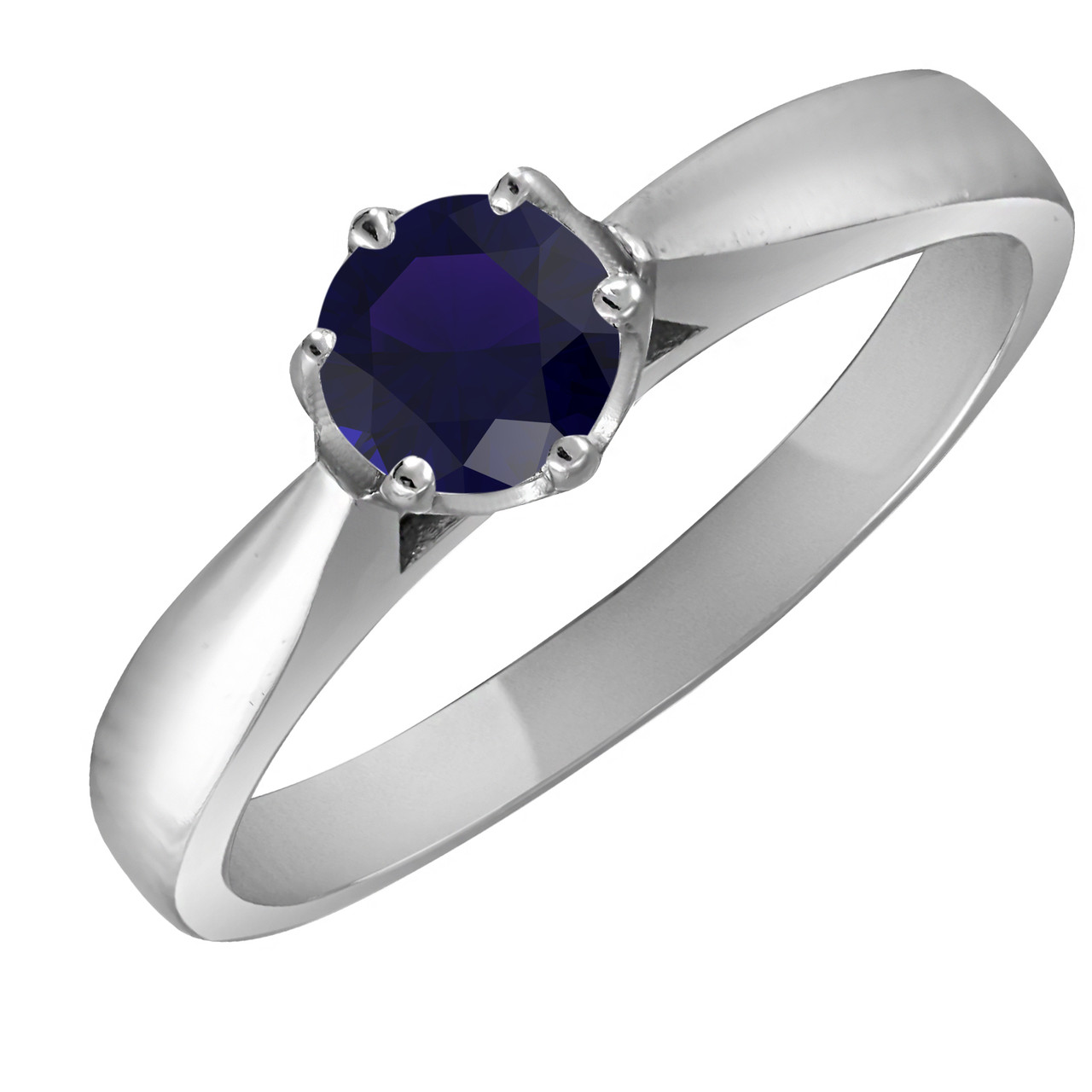 

Кольцо из серебра с синим цирконием Twiddle Jewelry 19.5 размер 1.96 г (К015с-19.5)