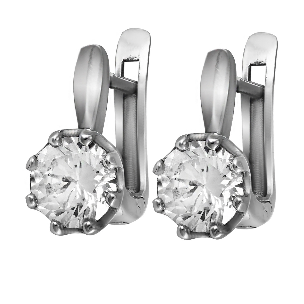 

Серьги Twiddle jewelry с кубическим цирконием 3.44 г (С027)