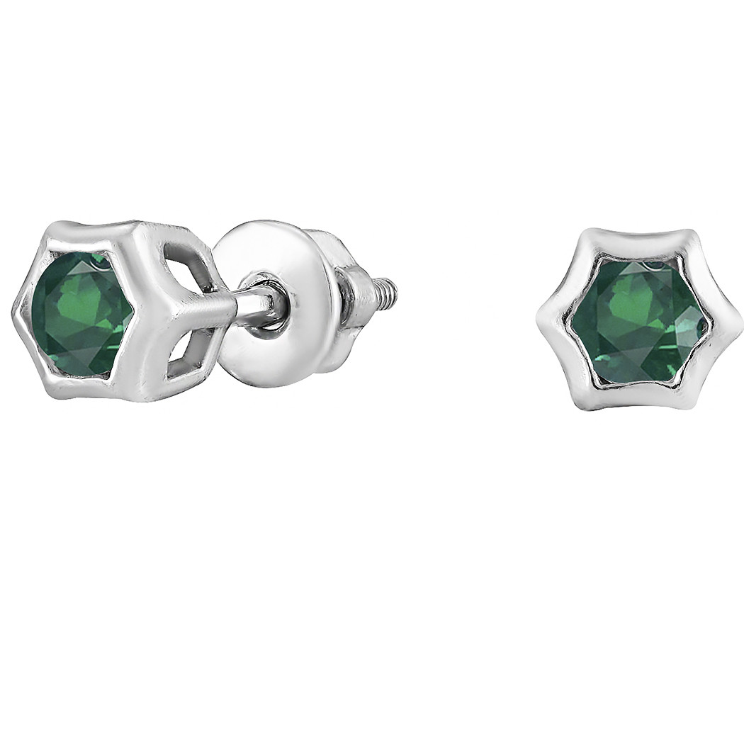 

Серьги из серебра с кубическим цирконием Twiddle Jewelry 1.55 г (С016з)
