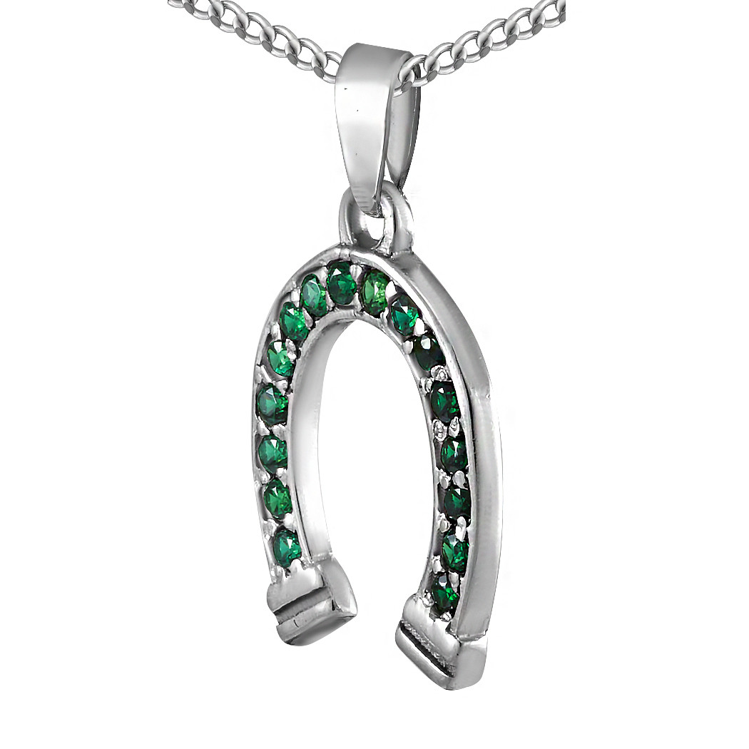 

Кулон из серебра с кубическими циркониями Twiddle Jewelry Зеленый 0.67 г (П117з)