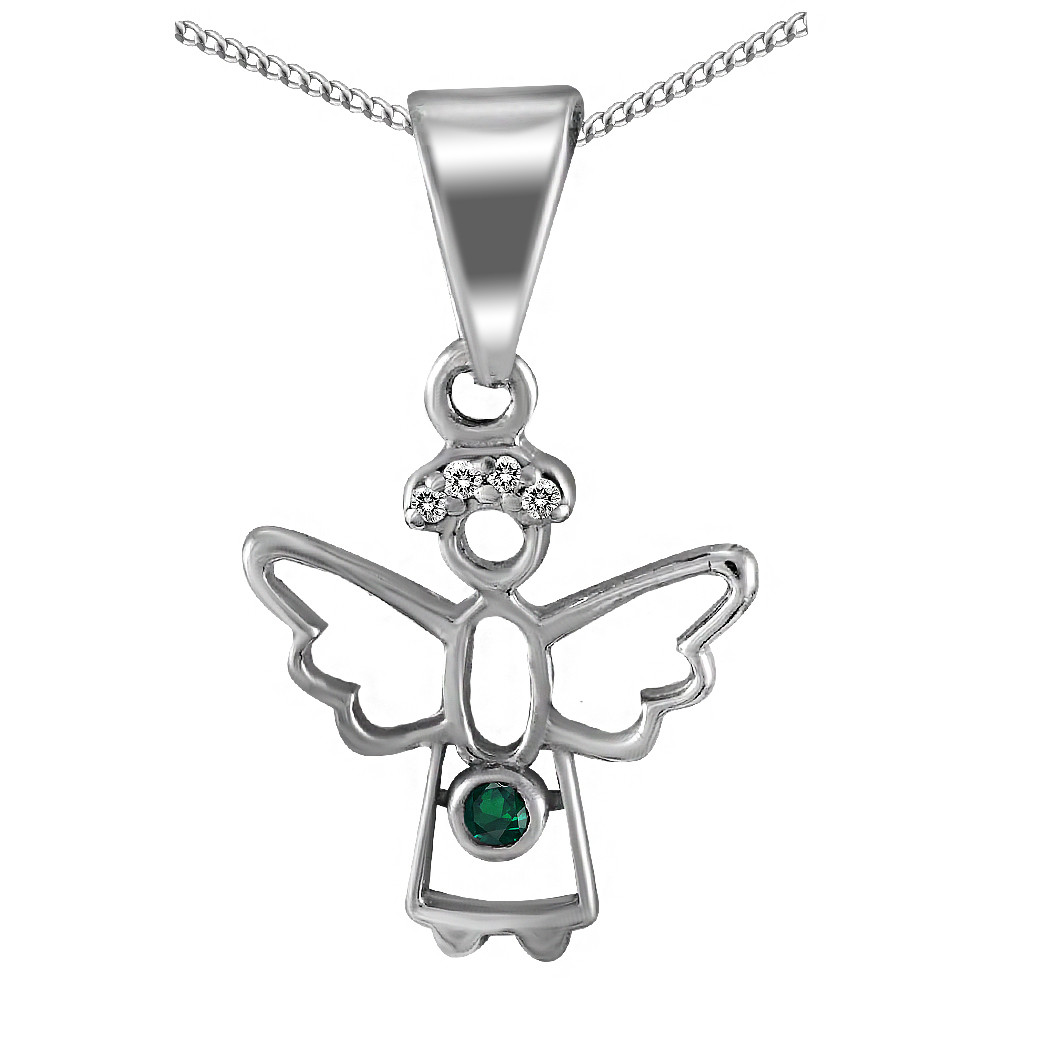 

Кулон из серебра с кубическим цирконием Twiddle Jewelry 0.69 г (П124з)