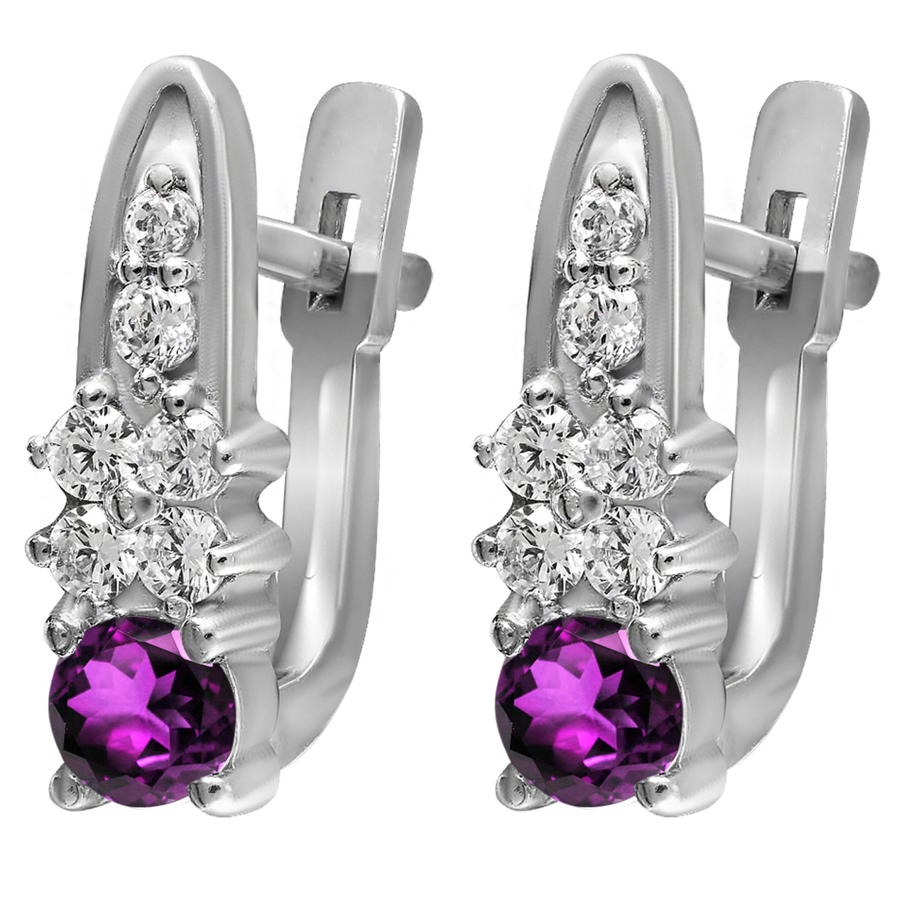 

Серьги из серебра с куб. циркониями Twiddle Jewelry 1.23 г (С031ф)