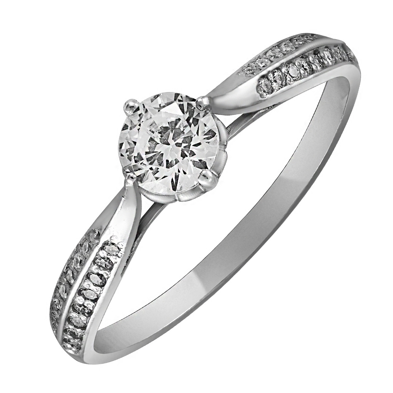 

Кольцо из серебра с цирконием Twiddle Jewelry 20 размер 1.38 г (К007-20.0)