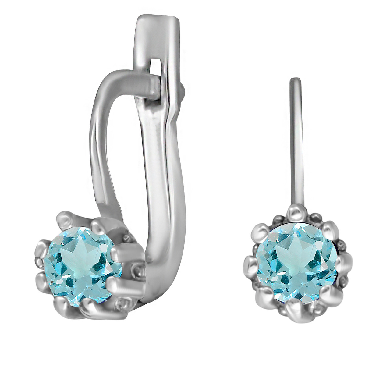 

Серьги из серебра с цирконием Twiddle Jewelry 0.77 г (С044г)