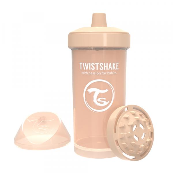 

Детская чашка Twistshake 360мл 12+мес Серая (78284) (69898)