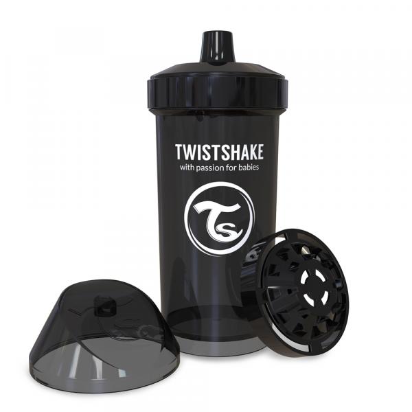

Детская чашка Twistshake 360мл 12+мес Черная (78077) (24910)