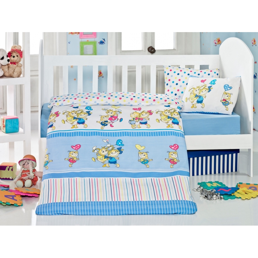 

Детское постельное белье для младенцев Eponj Home - Pitircik Mavi