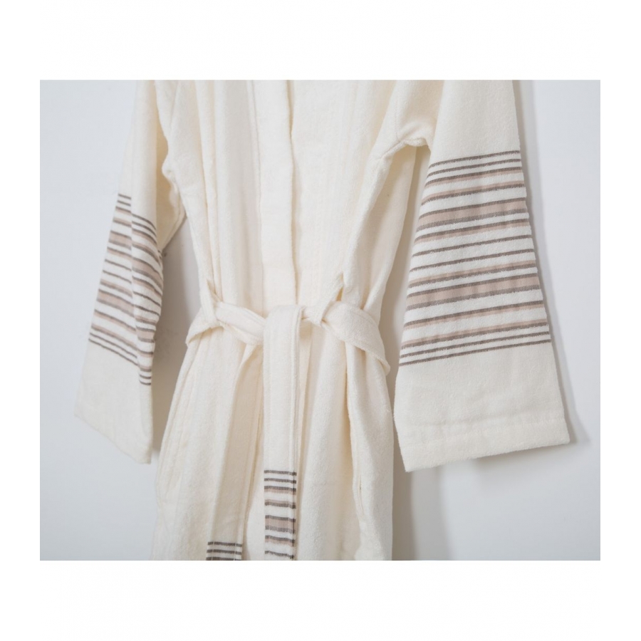 

Халат махровый Irya - Serin ekru молочный L/XL