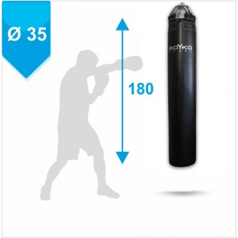 

Мешок боксерский цилиндрический Boyko-Sport 1800х350 мм, код: bs0412352306-BK