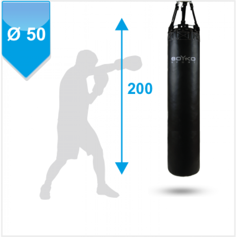 

Мешок боксерский Boyko-Sport цилиндрический 200х50 см, код: bs0412503307-BK
