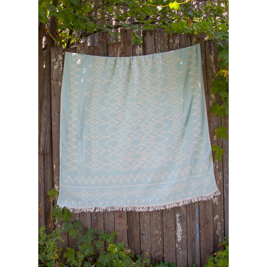 

Покрывало Barine - Kilim Throw Mint 130*170 ментоловый