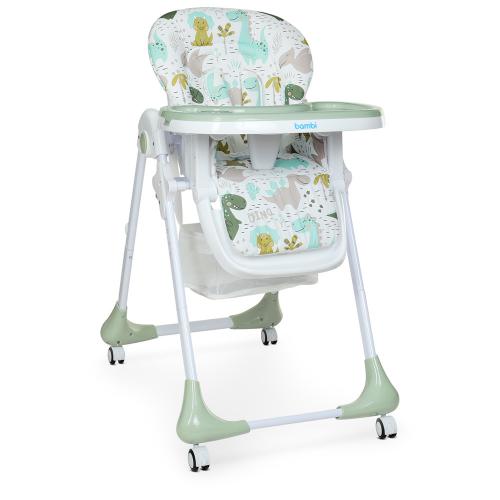 

Стільчик для годування M 3233 Dino Pine Green