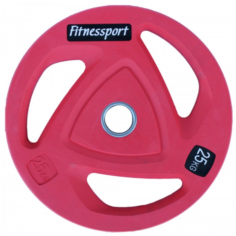 

Диск олимпийский для штанги Fitnessport красный 25 кг, код: RCP20-25
