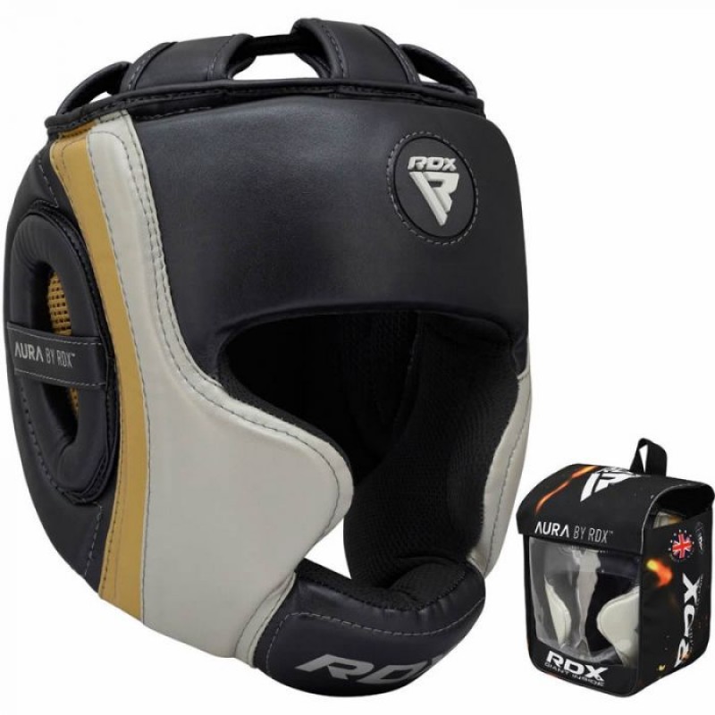 

Боксерский шлем RDX Aura Golden XL, код: 40280-RDX