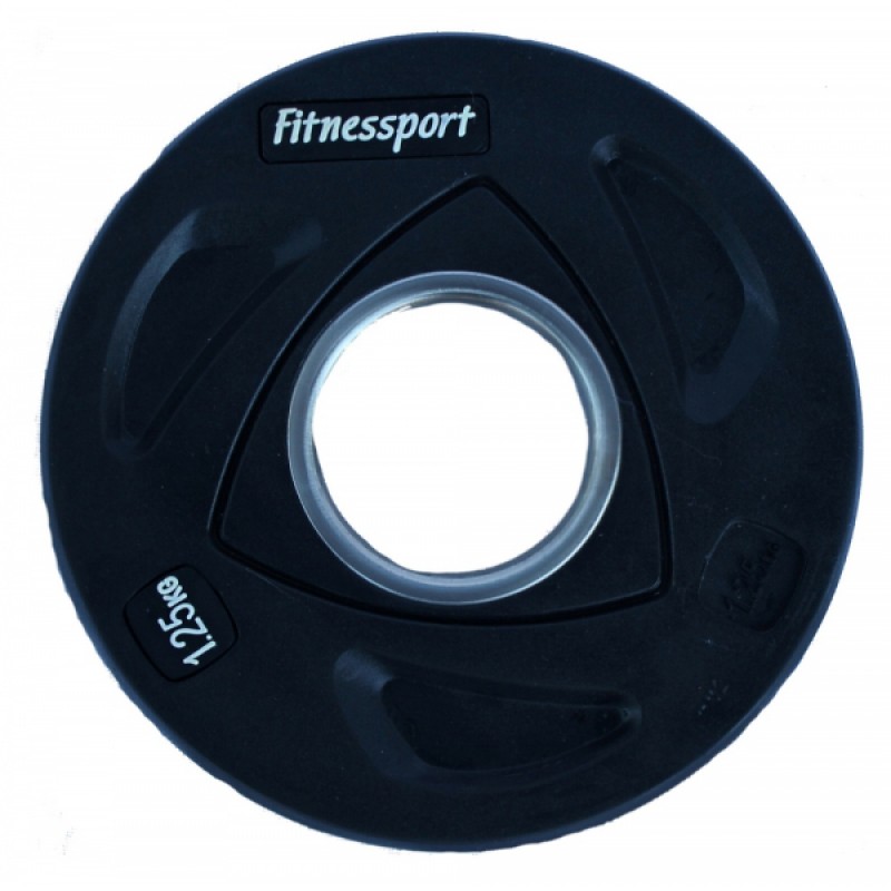 

Диск олимпийский для штанги Fitnessport черный 1,25 кг, код: RCP20-1.25