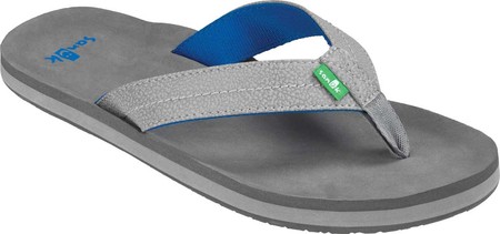 

Мужские вьетнамки, сланцы Sanuk Burm Thong Sandal Grey/Light Grey Synthetic Leather 42