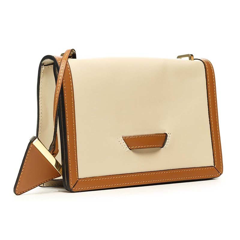 

Клатч кожаный Italian Bags Бежевый