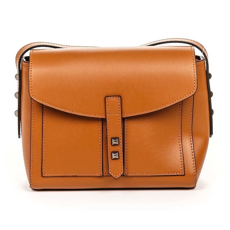 

Женская кожаная сумка Italian Bags Коньячный