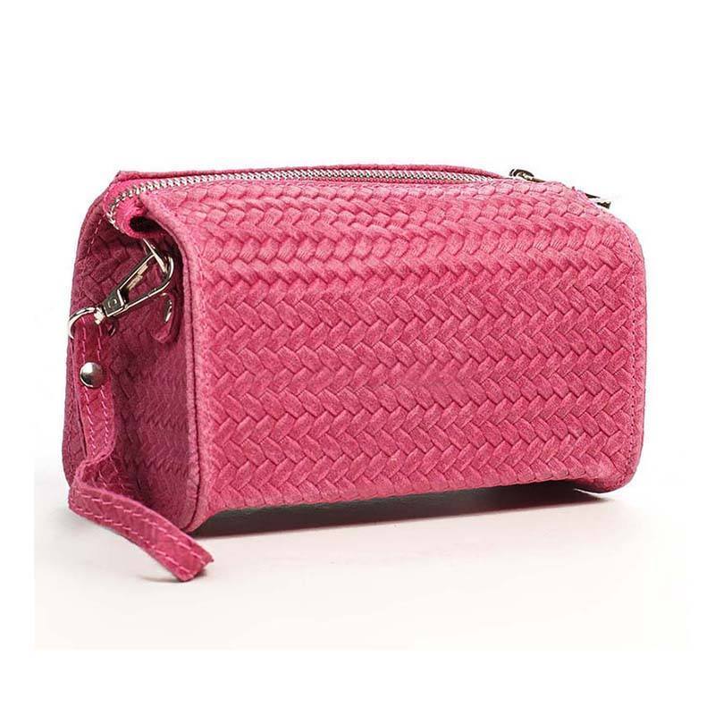 

Клатч кожаный Italian Bags Розовый