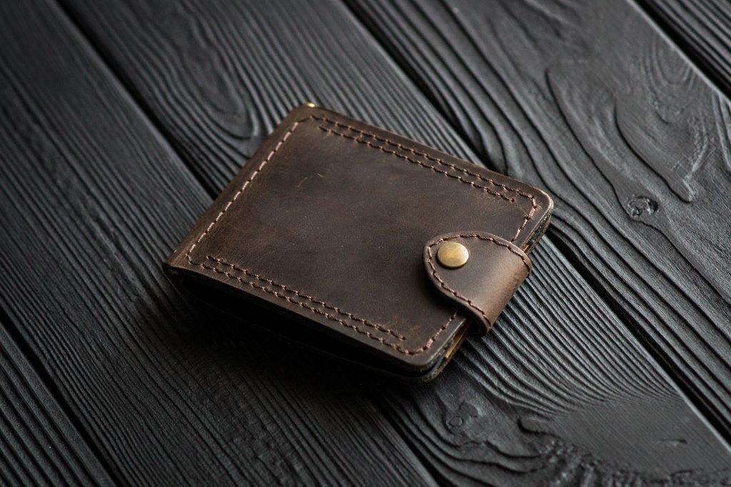 

Зажим для денег кожаный mod.Porter brown + ПОДАРОК
