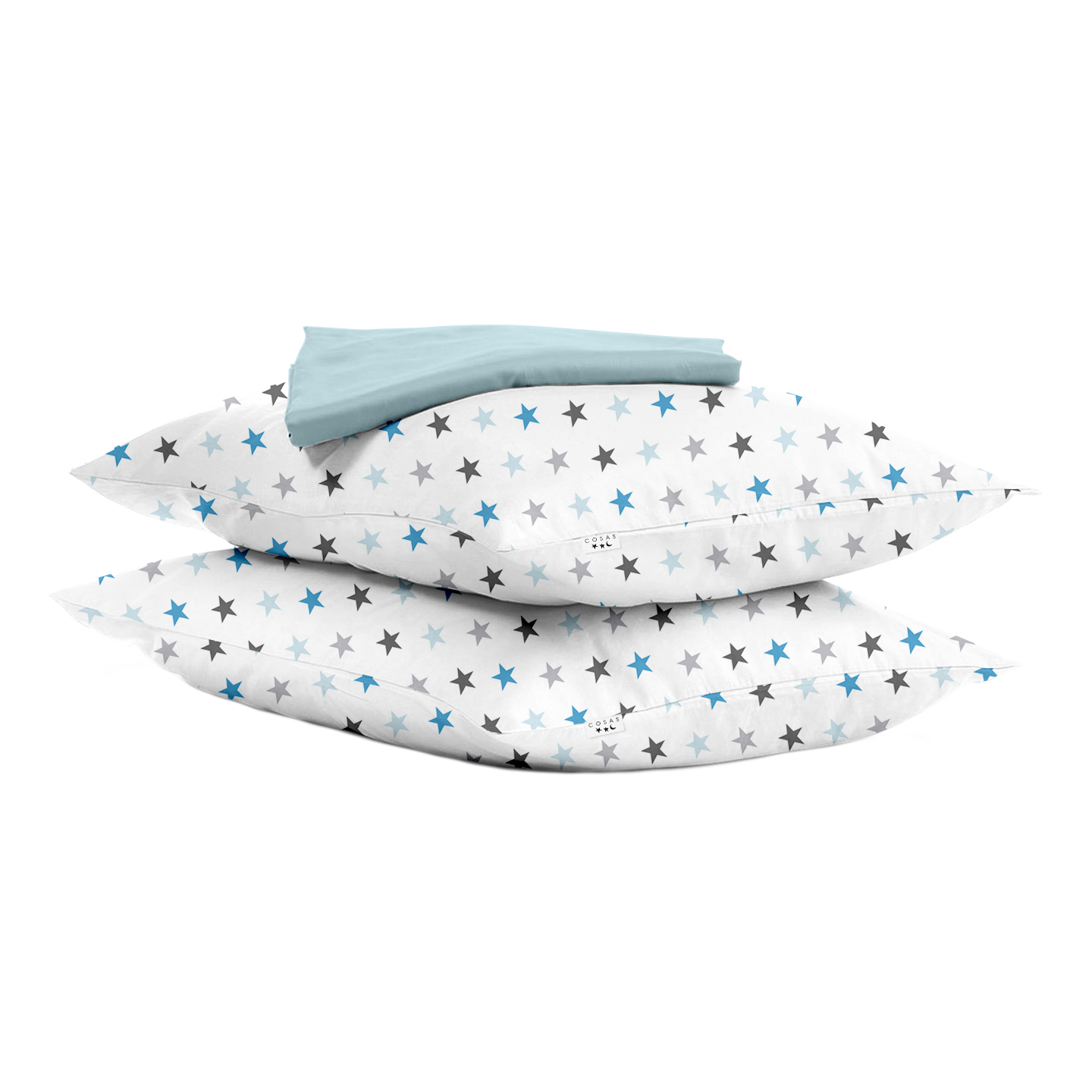 

Простынь на резинке Cosas Set Blue StarBlue 160х200х20 + Наволочка 50х70 2 шт