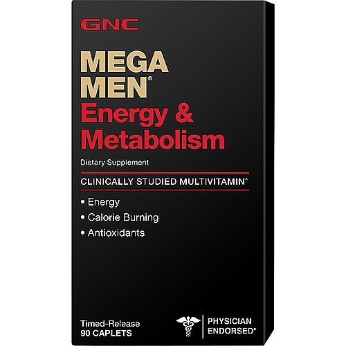 

Витамины для мужчин GNC Mega Men Energy and Metabolism 90 таблеток (101201)