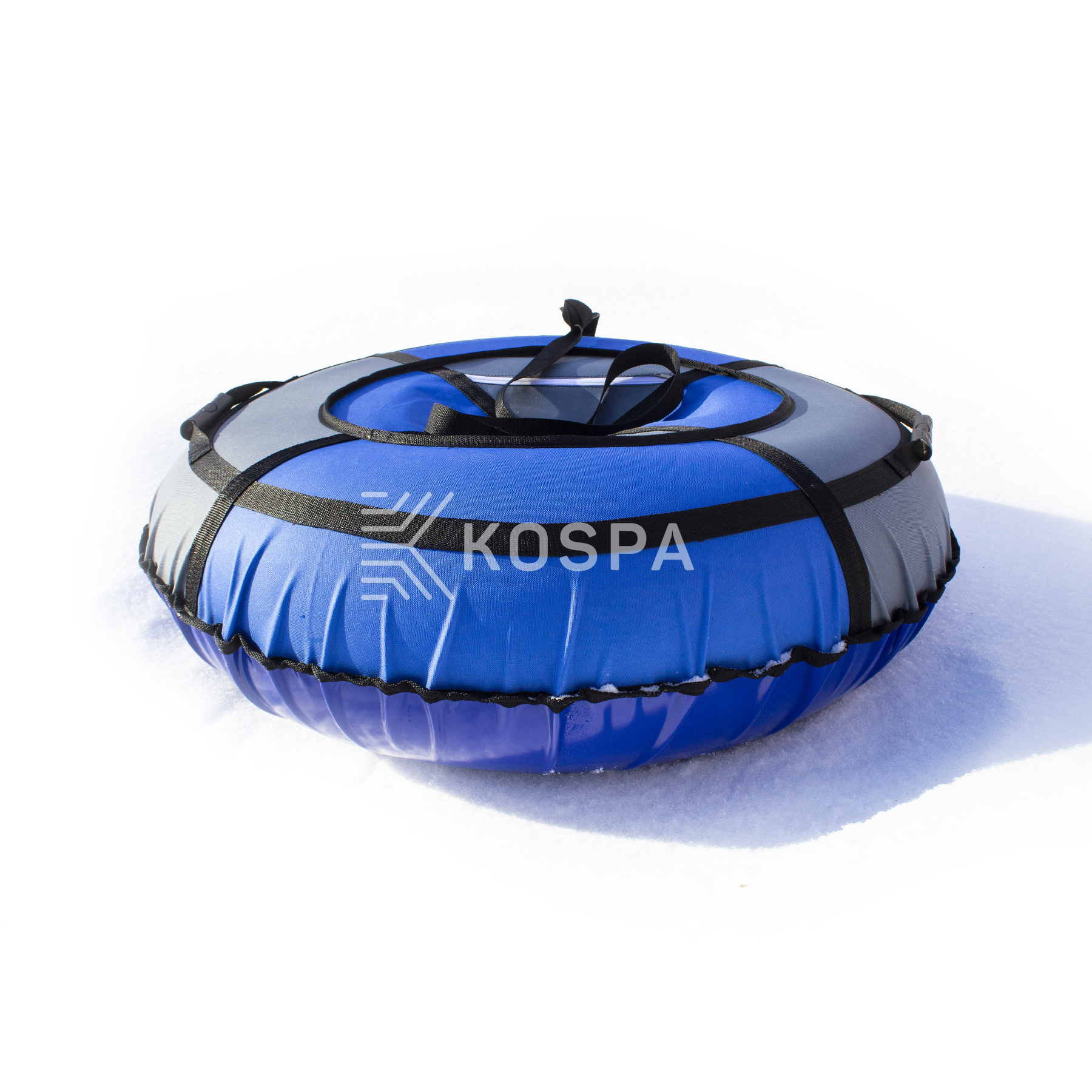 

Тюбинг надувные санки, ватрушка Kospa Серый-Синий Диаметр 100 см