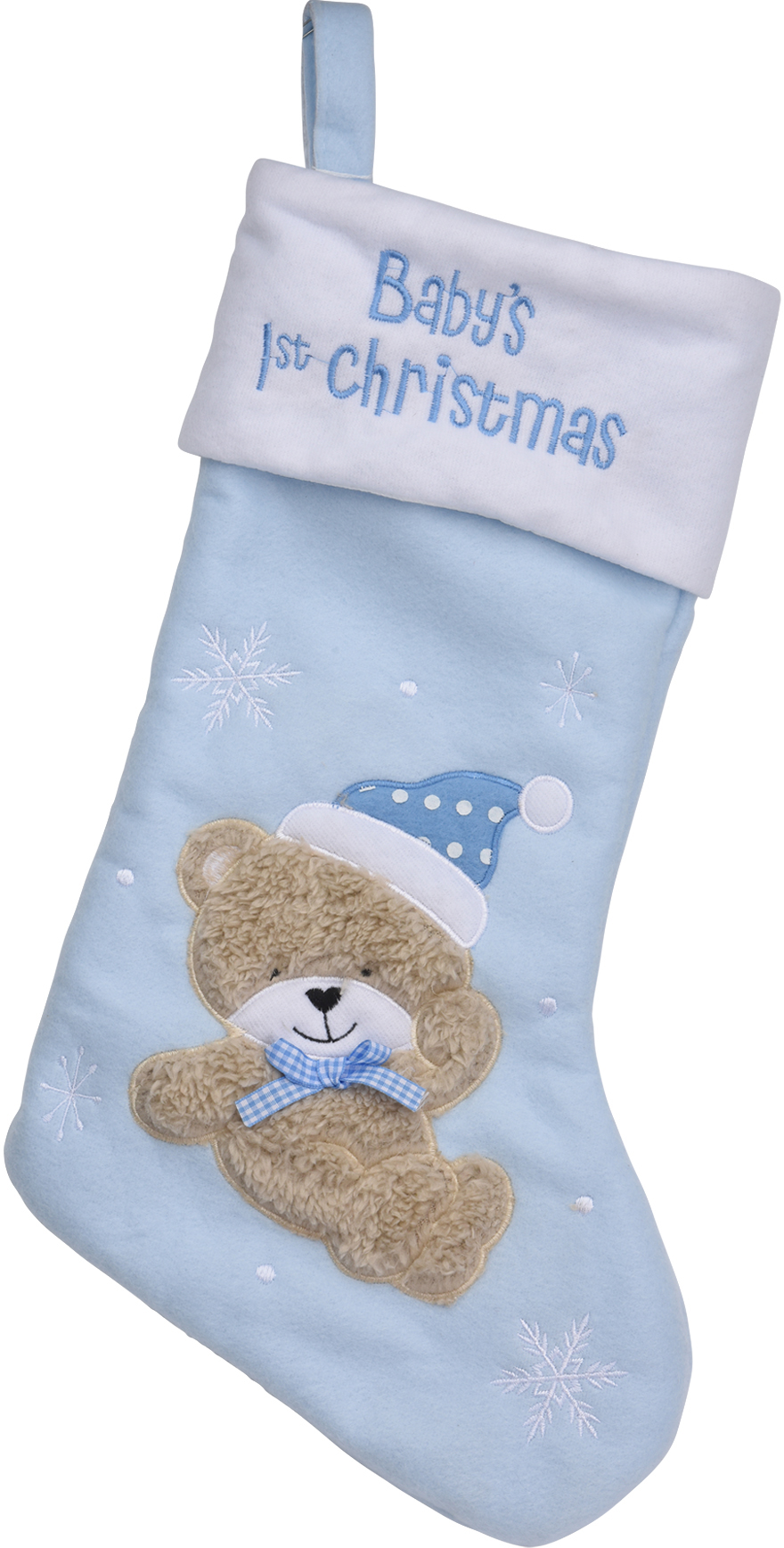

Носок для подарков Christmas Decoration Baby's first Christmas 25x1x41 см Blue (CAA895030_blue)