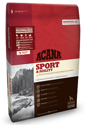 

Сухой корм ACANA Sport & Agility для взрослых собак всех пород с курицей, 17 кг